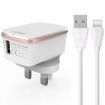 LDNIO A1204Q QC3.0 18W USB Fast Charger with 1m USB to 8 Pin Cable - 1