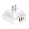 LDNIO Q334 32W Type-C Charger + Dual USB Port - US Plug - 3