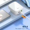 LDNIO Q334 32W Type-C Charger + Dual USB Port - US Plug - 7