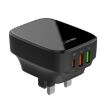 LDNIO Q334 32W Type-C Charger + Dual USB Port - UK Plug - 1