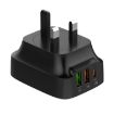 LDNIO Q334 32W Type-C Charger + Dual USB Port - UK Plug - 3