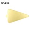 Triangle Golden Paper Plates Dessert Board Base Mousse Mat Cake Cardboard Display Tray - 1