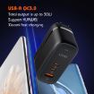 LDNIO Q366 65W USB + Dual Type-C Charger + 1m Cable - UK Plug - 6