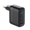 LDNIO Q366 65W USB + Dual Type-C Charger + 1m Cable EU Plug - 1