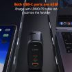 LDNIO Q366 65W USB + Dual Type-C Charger + 1m Cable EU Plug - 5