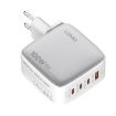 LDNIO Q408 100W GaN USB Charger + 3 USB-C Ports + 1m Data Cable - 5