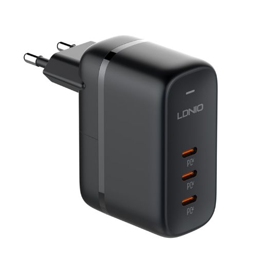 LDNIO Q367 65W GaN Charger with USB-C Cable - EU Plug - 1