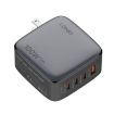 LDNIO Q408 100W GaN USB Charger + 3 USB-C Ports - US Plug - 5