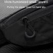 OUDU Outdoor Running Waist Pack - Waterproof Sports Gear (Gray) - 6