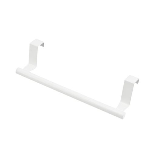 Stainless Steel Over Door Towel Rack Holder - 23.5cm White - 1
