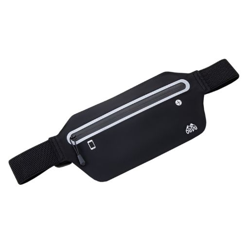 OUDU Outdoor Sports Waterproof Cell Phone Waist Bag (Black) - 1