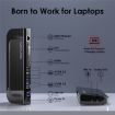 WAVLINK UG49DK4 Dual Monitor Laptop Docking Station - DVI/HDMI/VGA (AU Plug) - 3