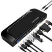 WAVLINK UG49DK4 Dual Monitor Laptop Docking Station - DVI/HDMI/VGA - 2