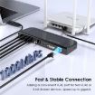 WAVLINK UG49DK4 Dual Monitor Docking Station - DVI/HDMI/VGA (EU Plug) - 6