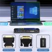 WAVLINK UG49DK4 Dual Monitor Docking Station - DVI/HDMI/VGA (EU Plug) - 7