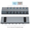 WAVLINK UH3076 7-port USB 3.0 Hub with Independent Switch - 2
