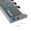 WAVLINK UH3076 7-port USB 3.0 Hub with Independent Switch - 9