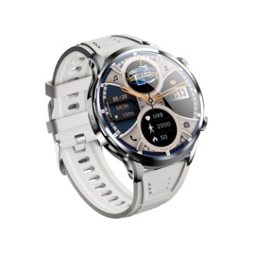 H18 Ultra-Thin Round Ball Screen Smart Watch 32G (Silver) - 1