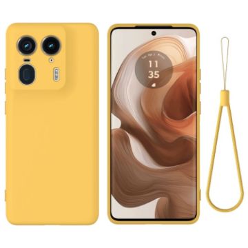Motorola Edge 50 Ultra Yellow Silicone Phone Case - 1
