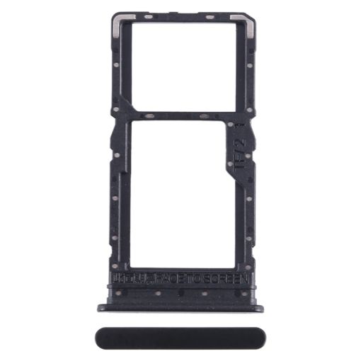 Xiaomi Redmi 12 5G SIM Card Tray + Micro SD Card Tray - Black - 1