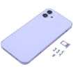 Purple Back Housing Cover with SIM Card Tray & Side Keys for iPhone 12 - 2