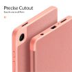 Samsung Galaxy Tab A9 DUX DUCIS Domo Series Pink Leather Tablet Case - 4