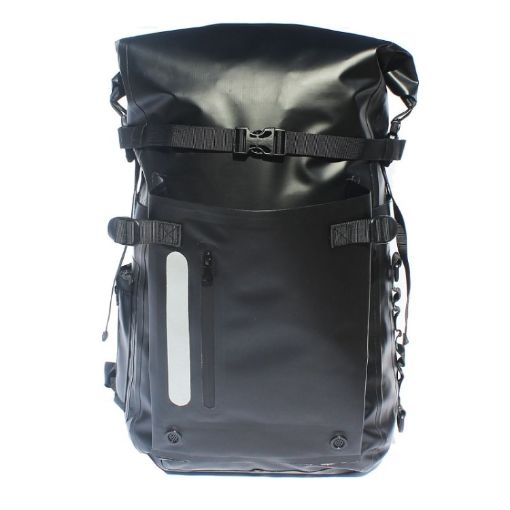 Waterproof Diving Fins Bag Scuba Backpack - Black - 1