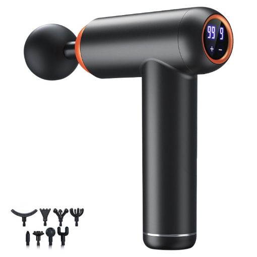 Muscles Relax Massager Fitness Equipment Fascia Gun - Black - 1