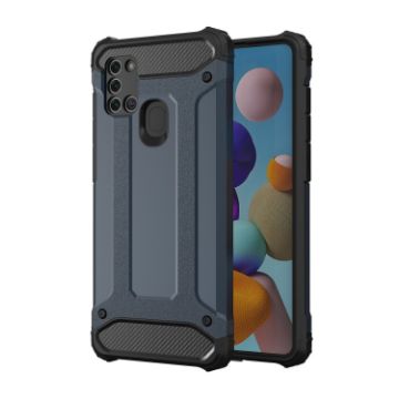 Samsung Galaxy A21s Magic Armor TPU PC Case - Navy Blue - 1