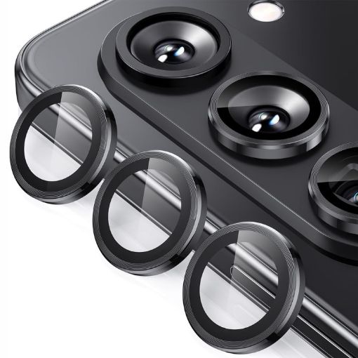 Samsung Galaxy Z Fold6 Rear Lens Tempered Glass Film - Black - 1