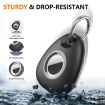 Waterproof Anti-drop Anti-lost Tracker Case for AirTag - Black - 3