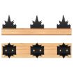 12pcs Safety Fence Wall Spikes Deterrent Device - Black - 5