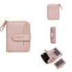 Baellerry N1915 Lychee Pattern Women Short Wallet - Light Pink - 2