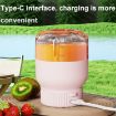 800ml Wireless Portable Juicer Large-capacity Outdoor Juicer (Pink) - 4