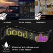 Car Flexible Display Advertising Screen 12x59.5cm16 x 96 LEDs - Bluetooth Smart - 7