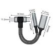 4 in 1 8 Pin/Type-C to Type-C Audio Adapter Cable - Silver - 2