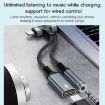 4 in 1 8 Pin/Type-C to Type-C Audio Adapter Cable - Silver - 5
