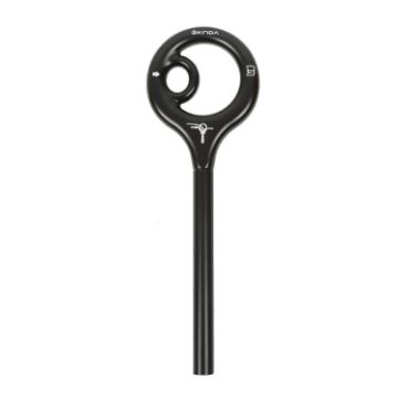 XINDA XD-Q9732 9-shaped Descender for Mountain Climbing (Black) - 1