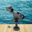 Marine 360 Degree Adjustable Fishing Rod Holder - Round Mount Base - 7