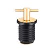 Marine Motorboat Deck Cross Drain Plug Screw, Copper 32mm - 1