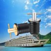 Marine Motorboat Deck Cross Drain Plug Screw, Copper 32mm - 5