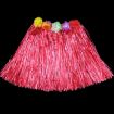 30cm Halloween Hula Show Costume Grass Skirt Red - 1
