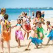 30cm Halloween Hula Show Costume Grass Skirt Red - 7