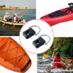 6pcs Fishing Kayak Backrest Elastic Rope Square D-ring Buckle - 4