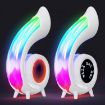 G69 Abyss Light RGB Desktop Bluetooth Speaker - White - 2