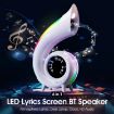 G69 Abyss Light RGB Desktop Bluetooth Speaker - White - 3