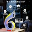 G69 Abyss Light RGB Desktop Bluetooth Speaker - White - 4
