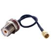 15cm SMA Male to SO239 UHF Female Coaxial RF Cable RG174 Connector - 2