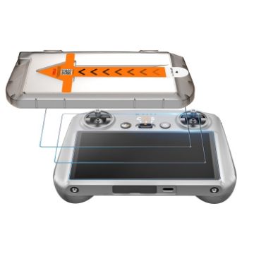 STARTRC 2pcs Tempered Glass Film for DJI RC/RC2 - Transparent - 1