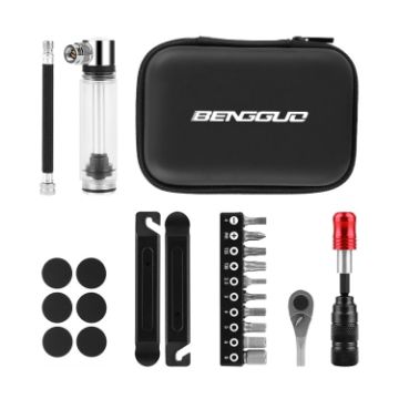 BENGGUO Bicycle Repair Tool Mountain Bike Ratchet Wrench Repair Combination Set - 1